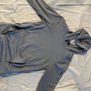 Grey Under Armour Hoodie Size Small Hooded Sweatshirt